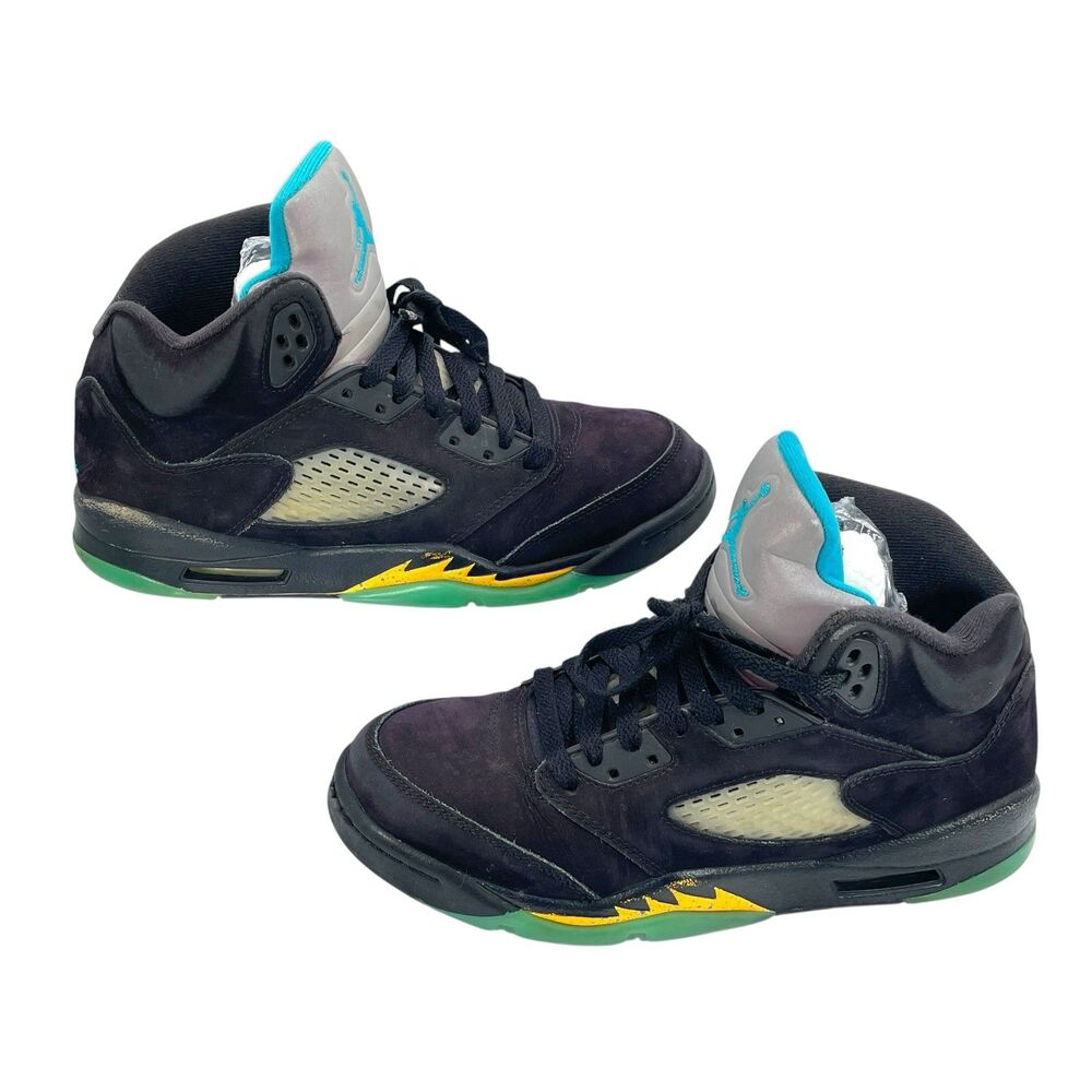 Nike Air Jordan 5 Retro 'Aqua' Aquatone Shoes 440888-047 Size 6.5Y